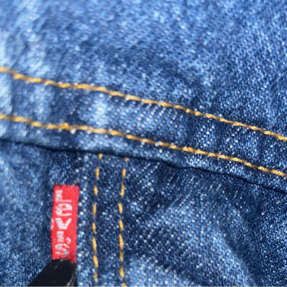 VTG 90s Levi’s Men’s Sz 48L‎ Trucker Denim Type III Jacket USA Made 71506 0216